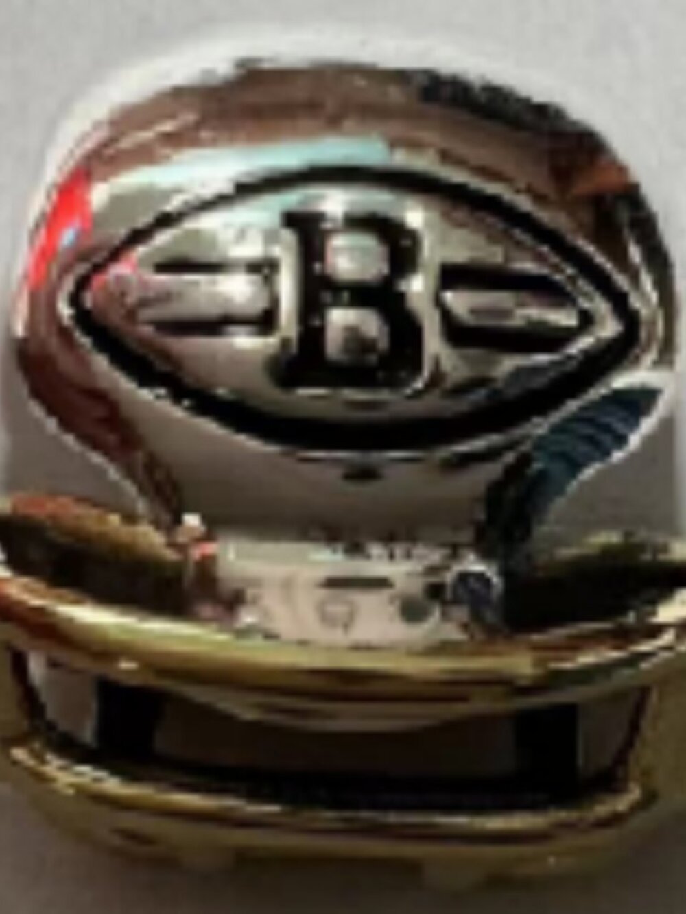 Authentic Pandora Letter B Charm Football Helmet Bead Charm